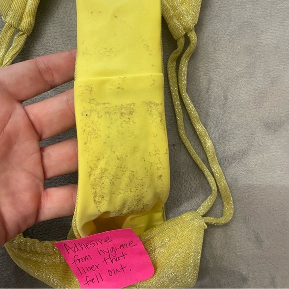 New! Montce brasil bikini bottom limon sparkle cheeky thong 24647 - Picture 9 of 12